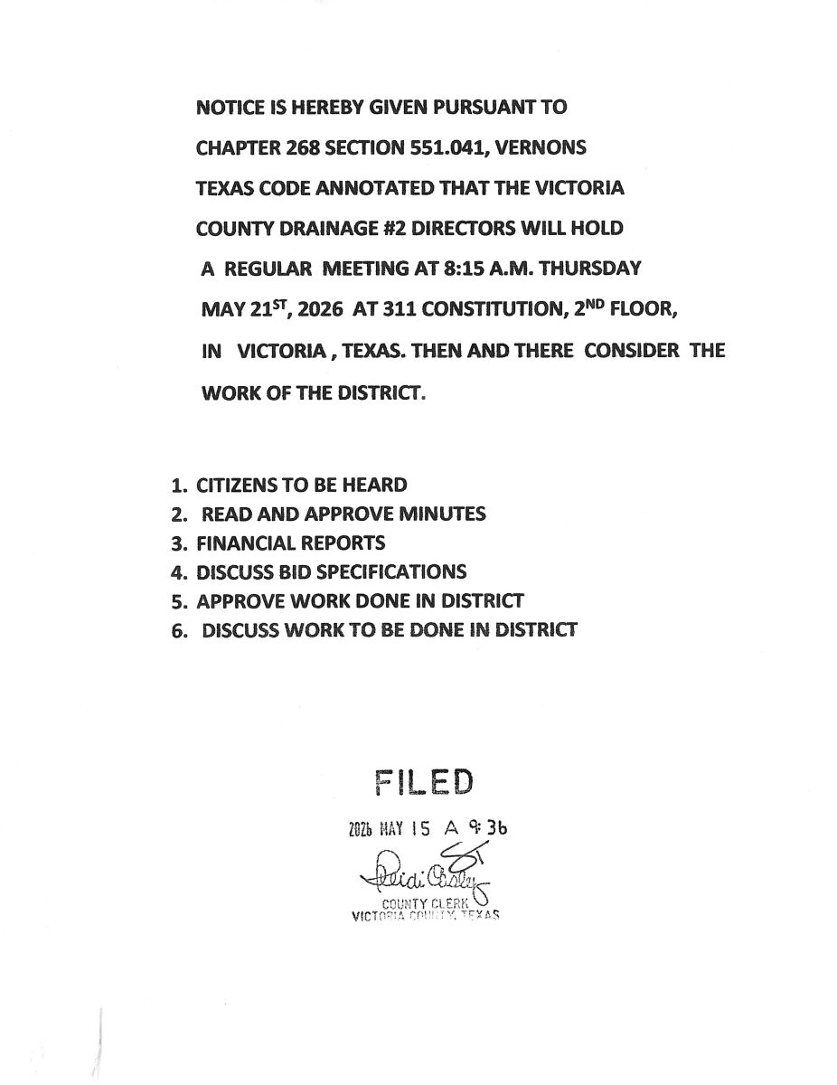 5/26 AGENDA